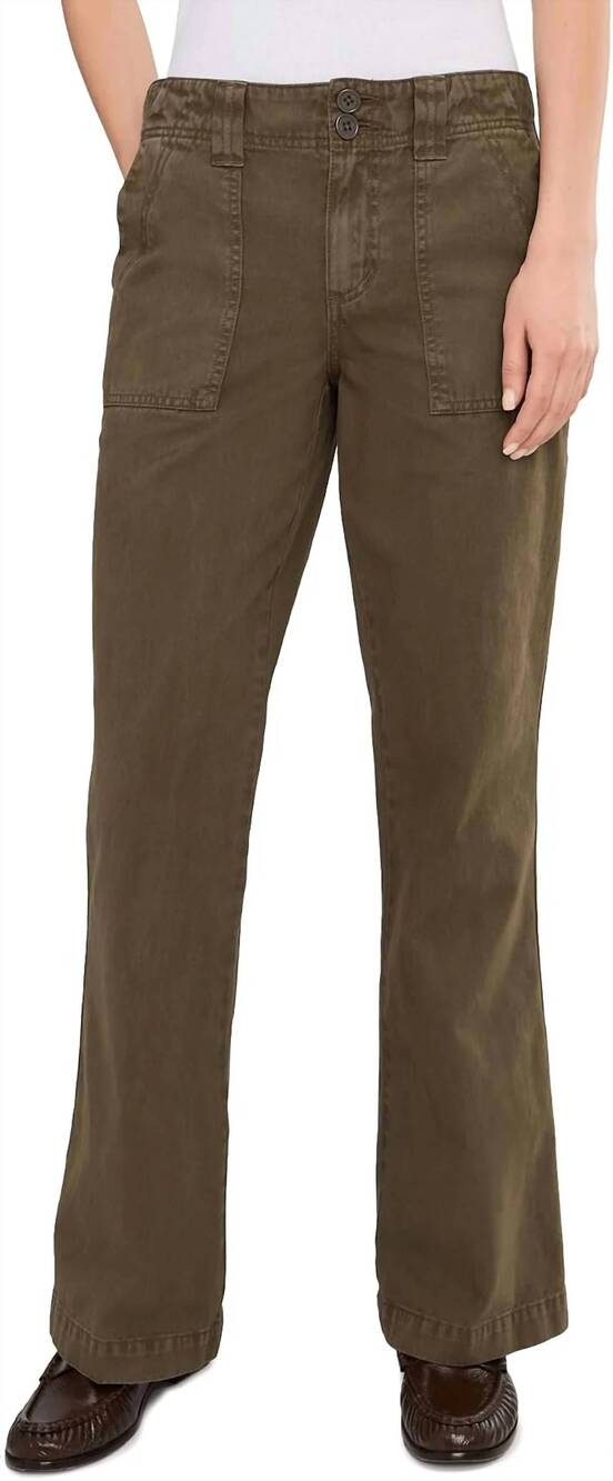 NEW SANCTUARY women's reissue peace pants in burnt olive